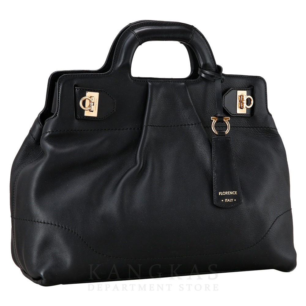 FERRAGAMO(USED)페레가모 레더 숄더백